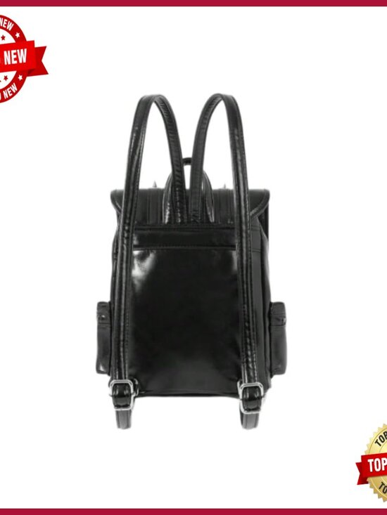 Gothic Studded Cross Backpack with Chain Detail main image 4